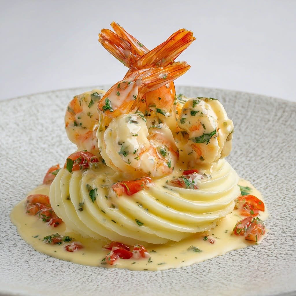 Chef plating a fine dining course